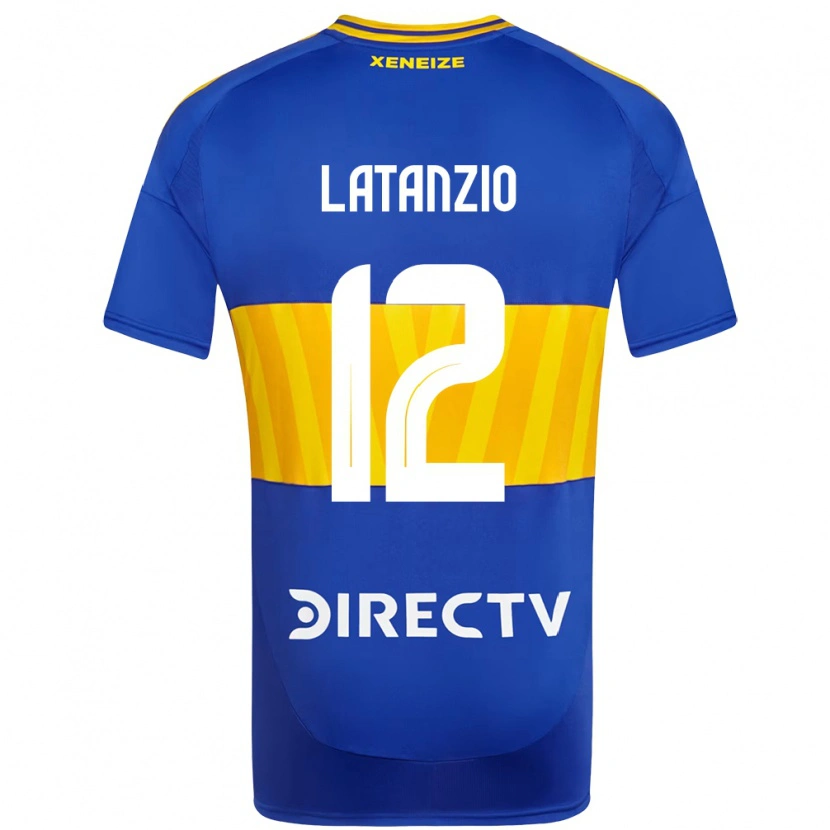 Danxen Uomo Maglia Florencia Latanzio #12 Blu Royal Giallo Kit Gara Home 2025/26 Maglietta
