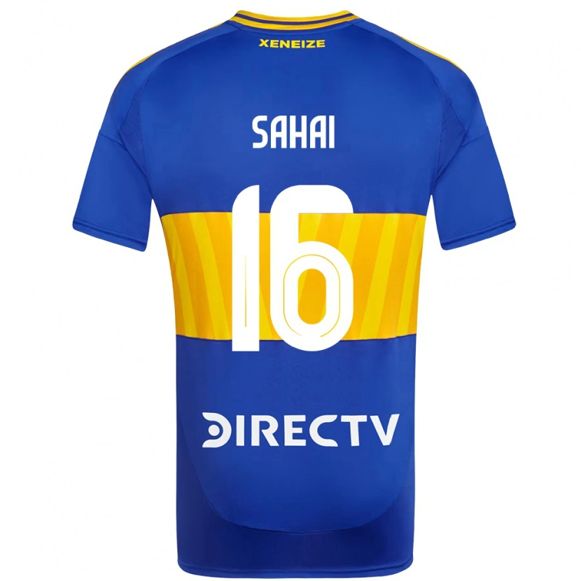 Danxen Uomo Maglia Veer Sahai #16 Blu Royal Giallo Kit Gara Home 2025/26 Maglietta