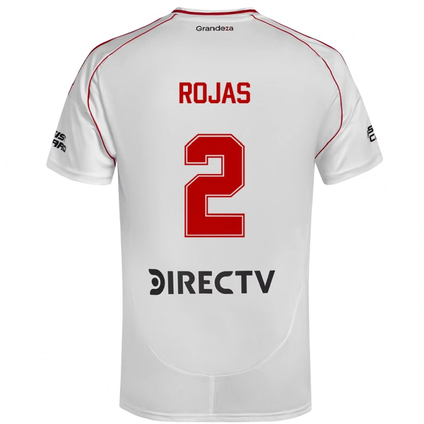 Danxen Uomo Maglia Robert Rojas #2 Bianco Rosso Kit Gara Home 2025/26 Maglietta