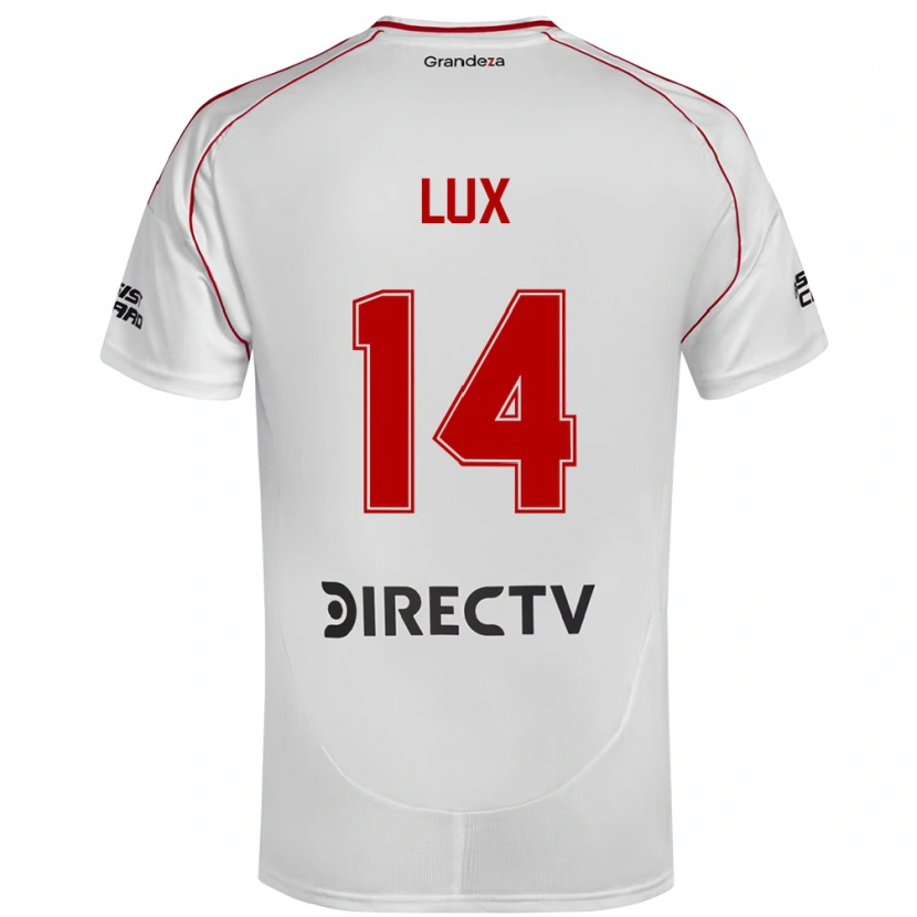 Danxen Uomo Maglia German Lux #14 Bianco Rosso Kit Gara Home 2025/26 Maglietta