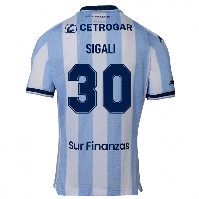 Danxen Uomo Maglia Leonardo Sigali #30 Azzurro Cielo Kit Gara Home 2025/26 Maglietta