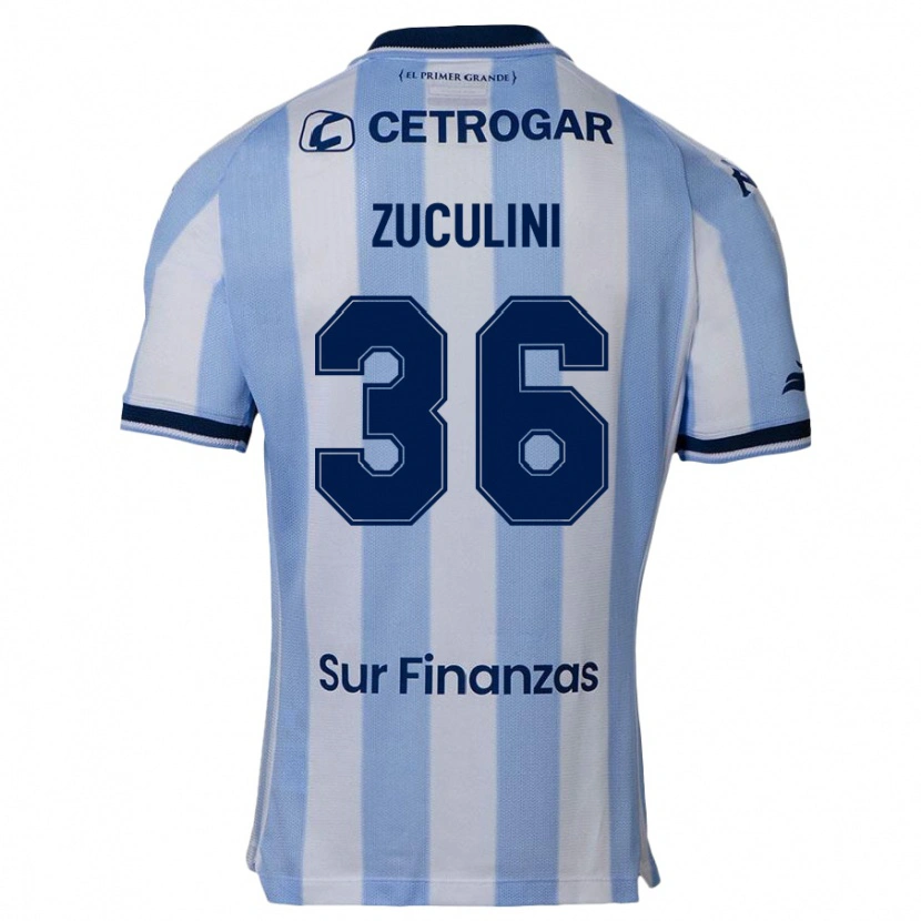 Danxen Uomo Maglia Bruno Zuculini #36 Azzurro Cielo Kit Gara Home 2025/26 Maglietta