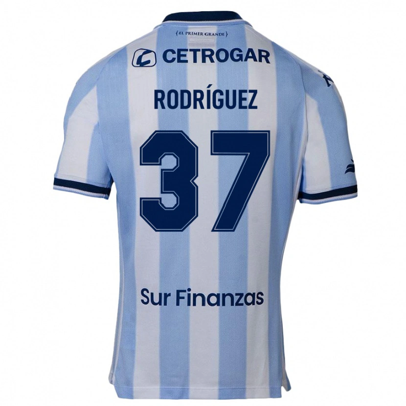 Danxen Uomo Maglia Baltasar Rodríguez #37 Azzurro Cielo Kit Gara Home 2025/26 Maglietta