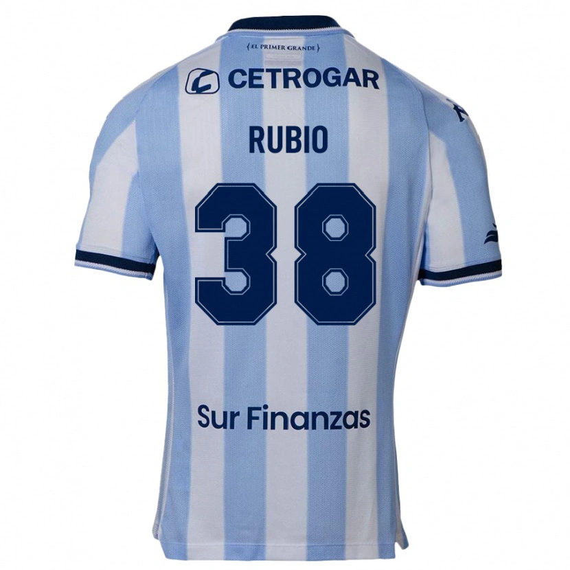 Danxen Uomo Maglia Tobias Rubio #38 Azzurro Cielo Kit Gara Home 2025/26 Maglietta