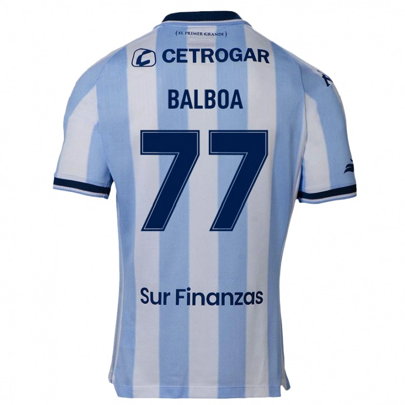 Danxen Uomo Maglia Adrián Balboa #77 Azzurro Cielo Kit Gara Home 2025/26 Maglietta