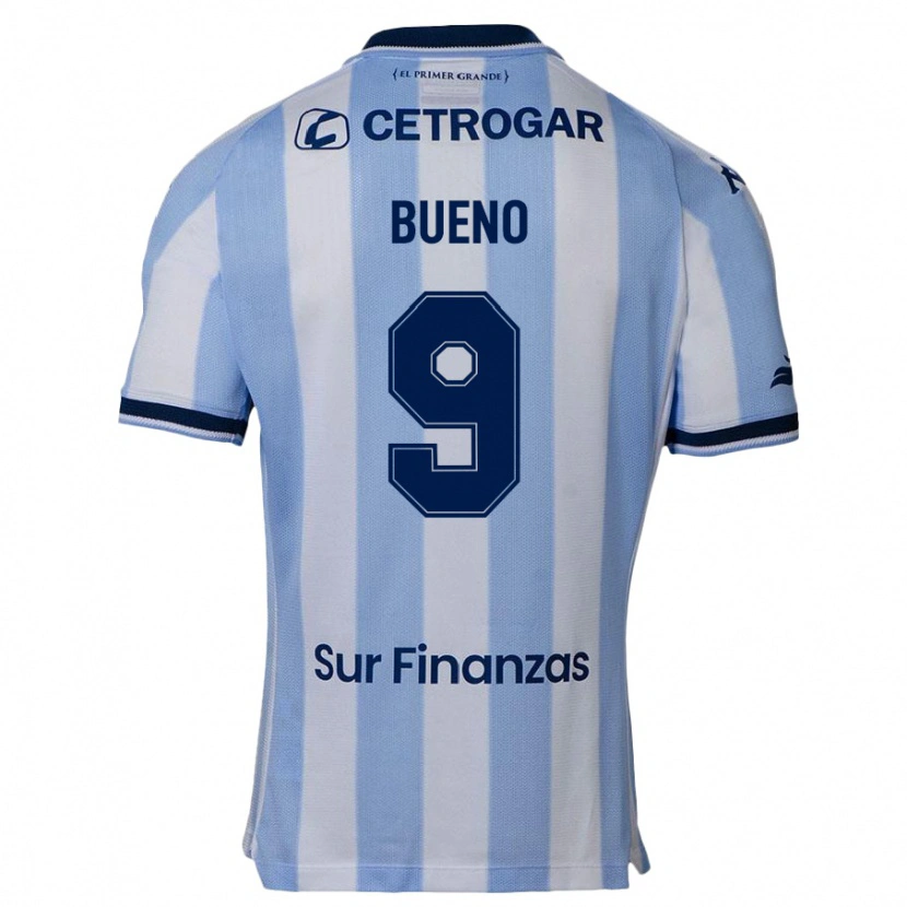 Danxen Uomo Maglia Rocío Bueno #9 Azzurro Cielo Kit Gara Home 2025/26 Maglietta