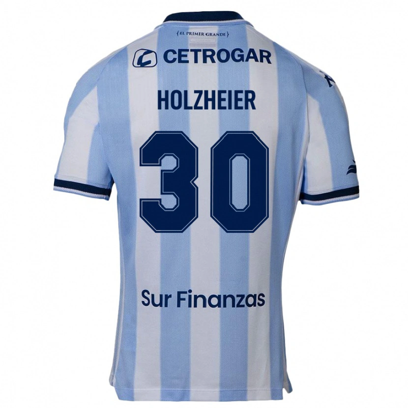Danxen Uomo Maglia Agostina Holzheier #30 Azzurro Cielo Kit Gara Home 2025/26 Maglietta
