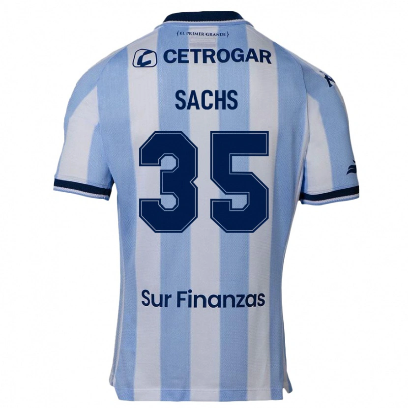 Danxen Uomo Maglia Adriana Sachs #35 Azzurro Cielo Kit Gara Home 2025/26 Maglietta