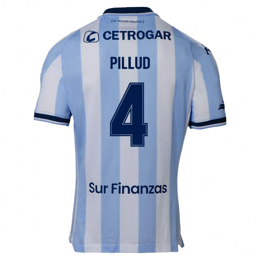 Danxen Uomo Maglia Ivan Pillud #4 Azzurro Cielo Kit Gara Home 2025/26 Maglietta
