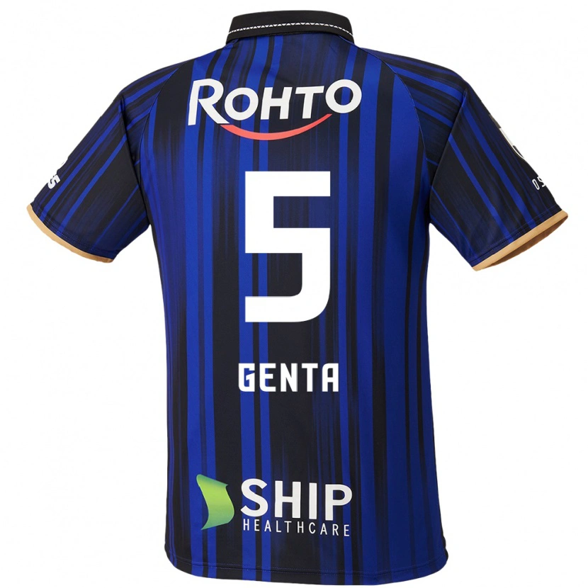 Danxen Uomo Maglia Genta Miura #5 Blu Bianco Nero Kit Gara Home 2025/26 Maglietta