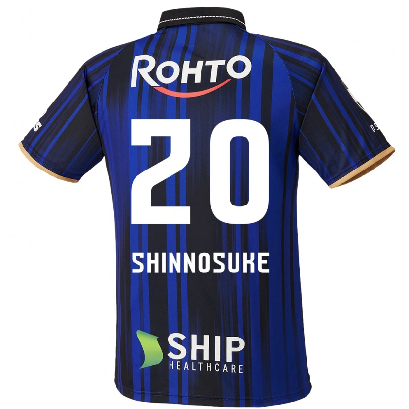 Danxen Uomo Maglia Shinnosuke Nakatani #20 Blu Bianco Nero Kit Gara Home 2025/26 Maglietta