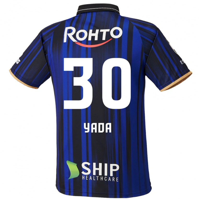 Danxen Uomo Maglia Yukito Yada #30 Blu Bianco Nero Kit Gara Home 2025/26 Maglietta