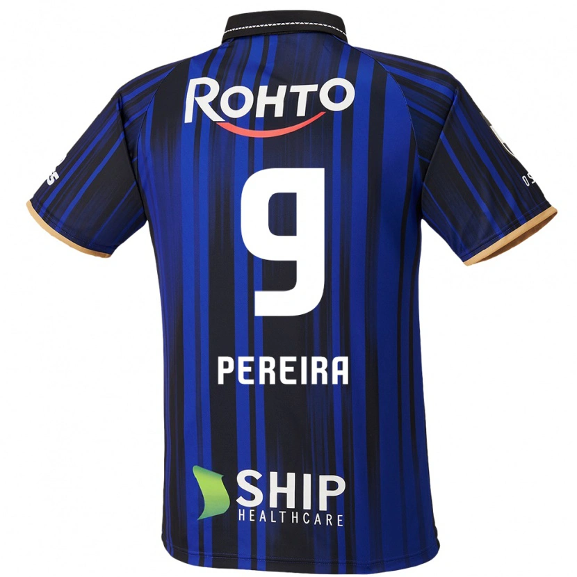 Danxen Uomo Maglia Leandro Pereira #9 Blu Bianco Nero Kit Gara Home 2025/26 Maglietta
