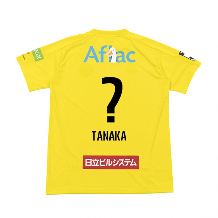 Danxen Uomo Maglia Ari Tanaka #0 Nero Giallo Kit Gara Home 2025/26 Maglietta