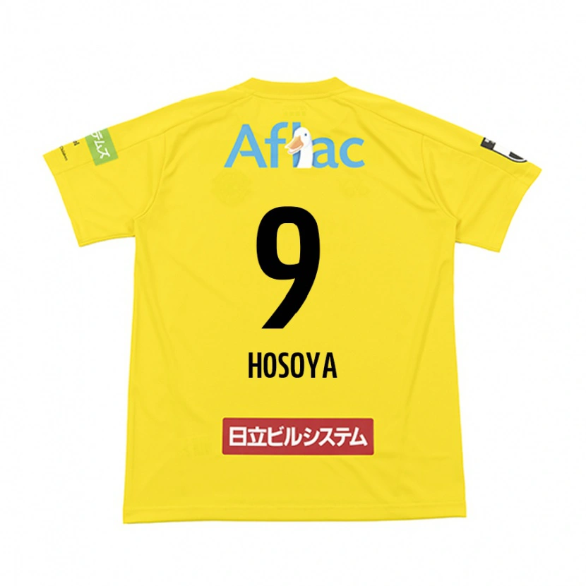 Danxen Uomo Maglia Mao Hosoya #9 Nero Giallo Kit Gara Home 2025/26 Maglietta
