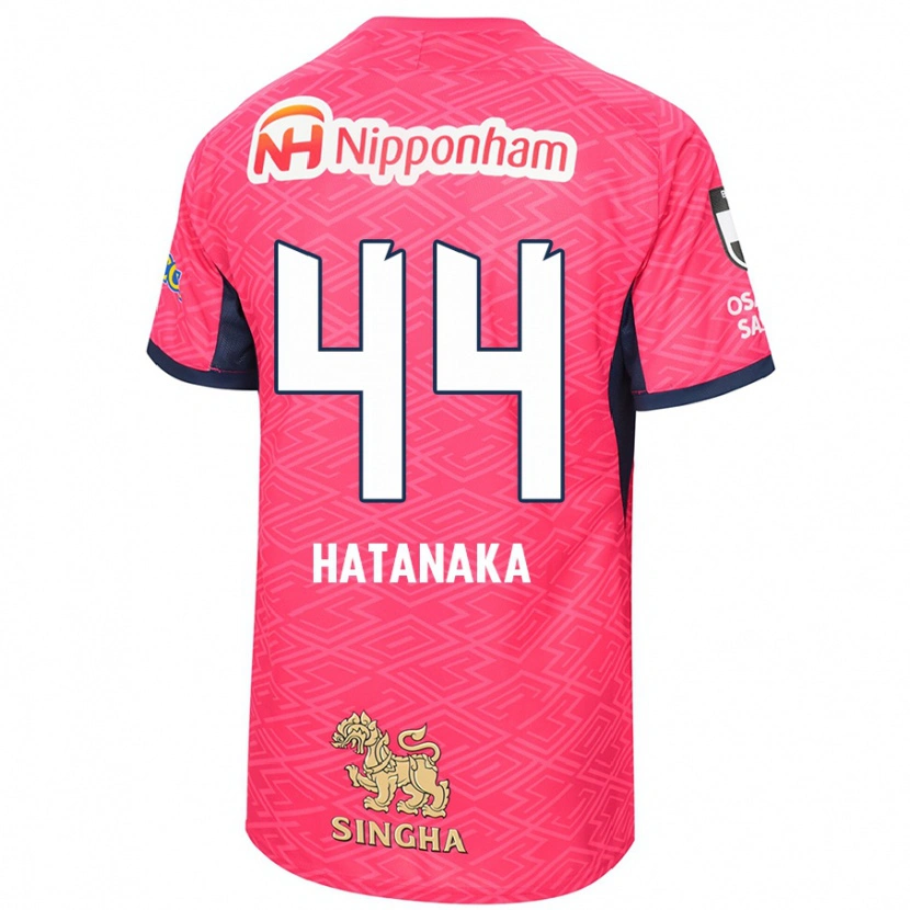 Danxen Uomo Maglia Shinnosuke Hatanaka #44 Rosa Sakura Bianco Kit Gara Home 2025/26 Maglietta