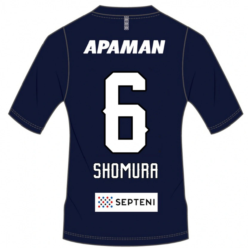 Danxen Uomo Maglia Tomoki Shomura #6 Blu Royal Bianco Kit Gara Home 2025/26 Maglietta