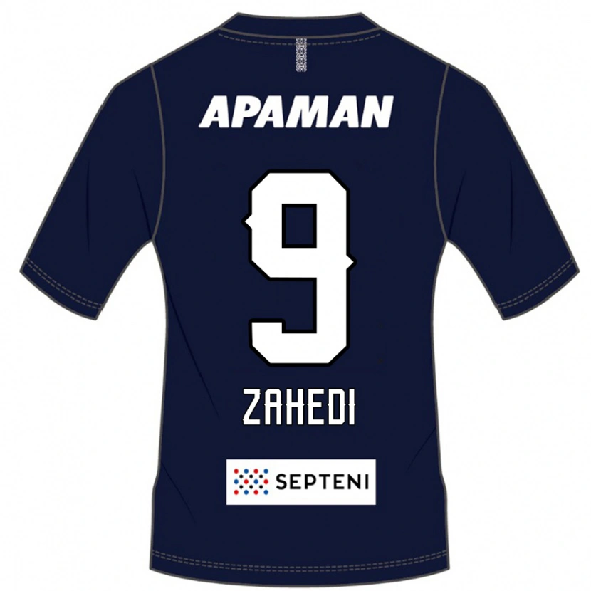 Danxen Uomo Maglia Shahab Zahedi #9 Blu Royal Bianco Kit Gara Home 2025/26 Maglietta