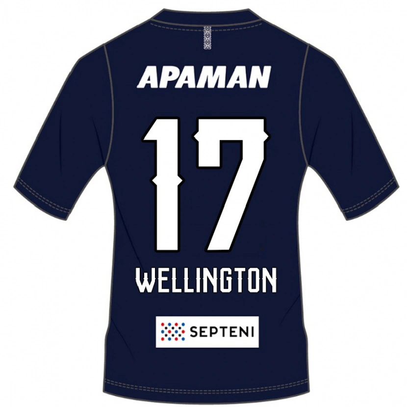 Danxen Uomo Maglia Wellington #17 Blu Royal Bianco Kit Gara Home 2025/26 Maglietta