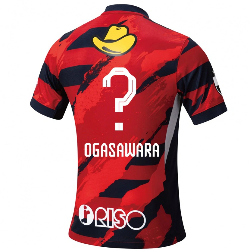 Danxen Uomo Maglia Hiro Ogasawara #0 Rosso Nero Kit Gara Home 2025/26 Maglietta