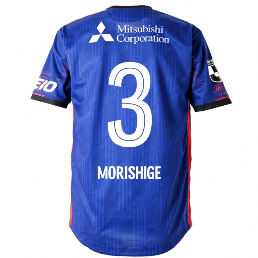 Danxen Uomo Maglia Masato Morishige #3 Blu Royal Bianco Kit Gara Home 2025/26 Maglietta
