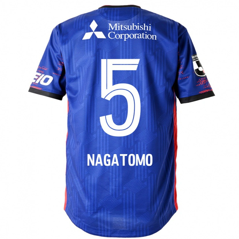Danxen Uomo Maglia Yuto Nagatomo #5 Blu Royal Bianco Kit Gara Home 2025/26 Maglietta