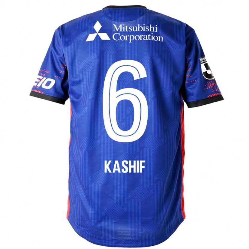 Danxen Uomo Maglia Kashif Bangnagande #6 Blu Royal Bianco Kit Gara Home 2025/26 Maglietta