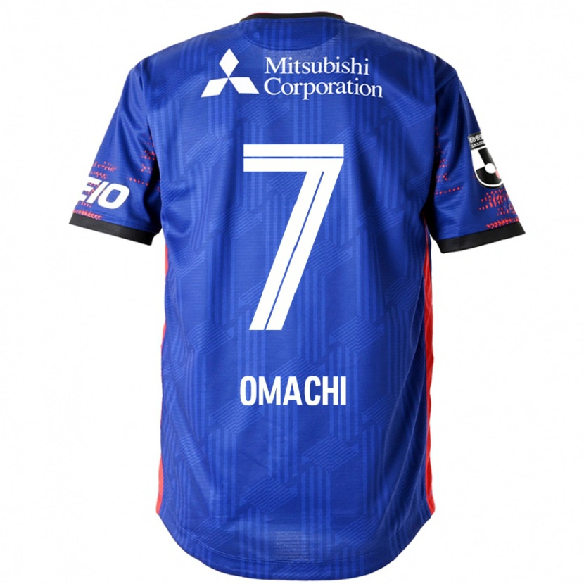 Danxen Uomo Maglia Hyugo Omachi #7 Blu Royal Bianco Kit Gara Home 2025/26 Maglietta
