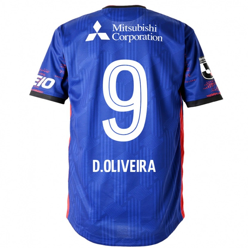Danxen Uomo Maglia Diego Oliveira #9 Blu Royal Bianco Kit Gara Home 2025/26 Maglietta
