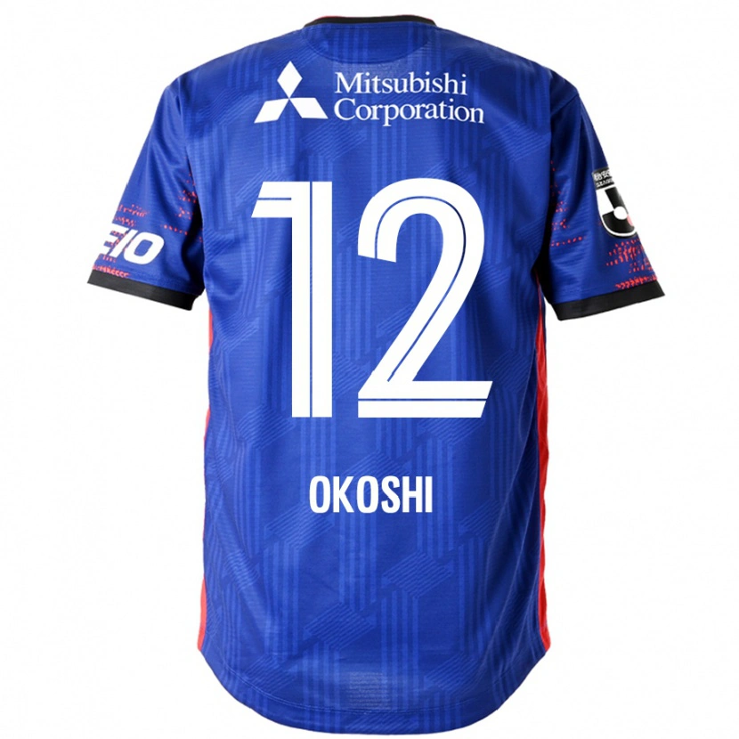 Danxen Uomo Maglia Yutaha Okoshi #12 Blu Royal Bianco Kit Gara Home 2025/26 Maglietta