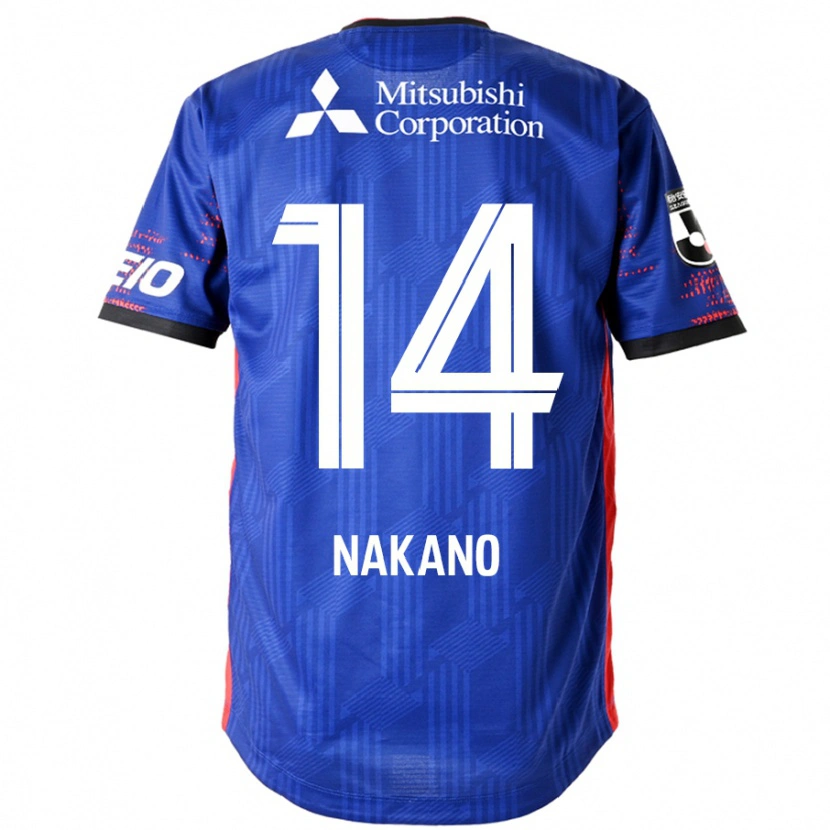 Danxen Uomo Maglia Yui Nakano #14 Blu Royal Bianco Kit Gara Home 2025/26 Maglietta