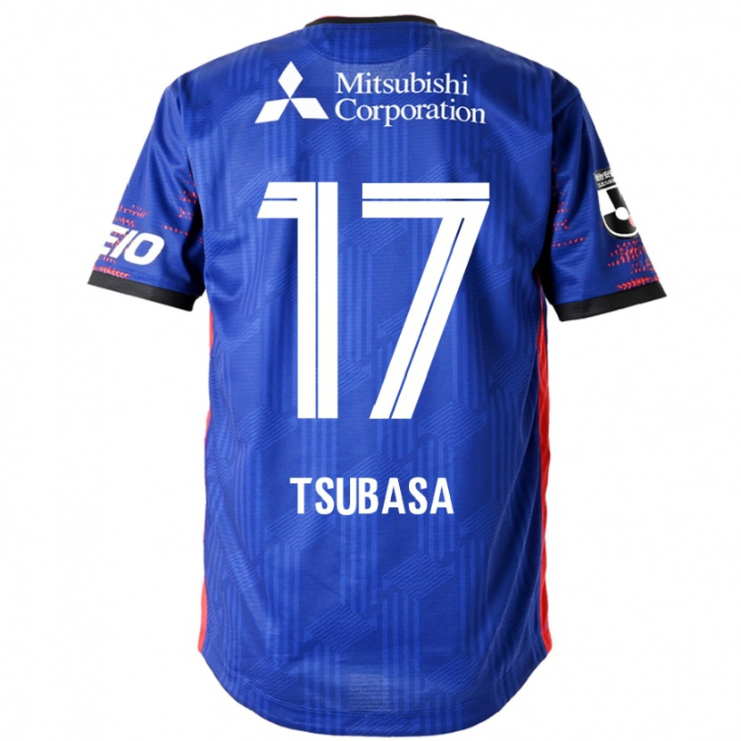 Danxen Uomo Maglia Tsubasa Terayama #17 Blu Royal Bianco Kit Gara Home 2025/26 Maglietta