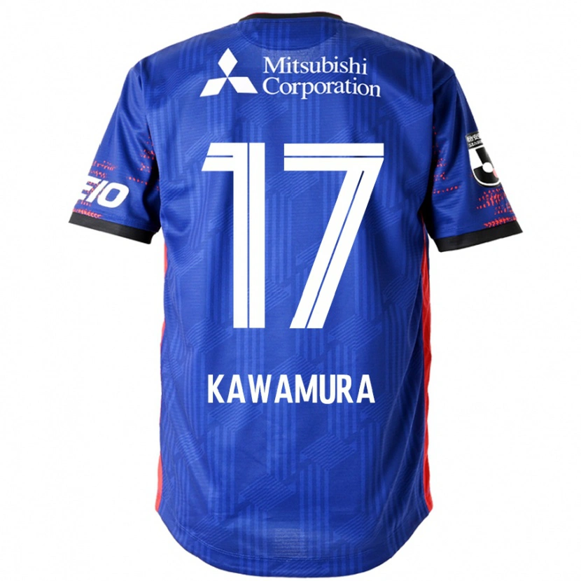 Danxen Uomo Maglia Riku Kawamura #17 Blu Royal Bianco Kit Gara Home 2025/26 Maglietta