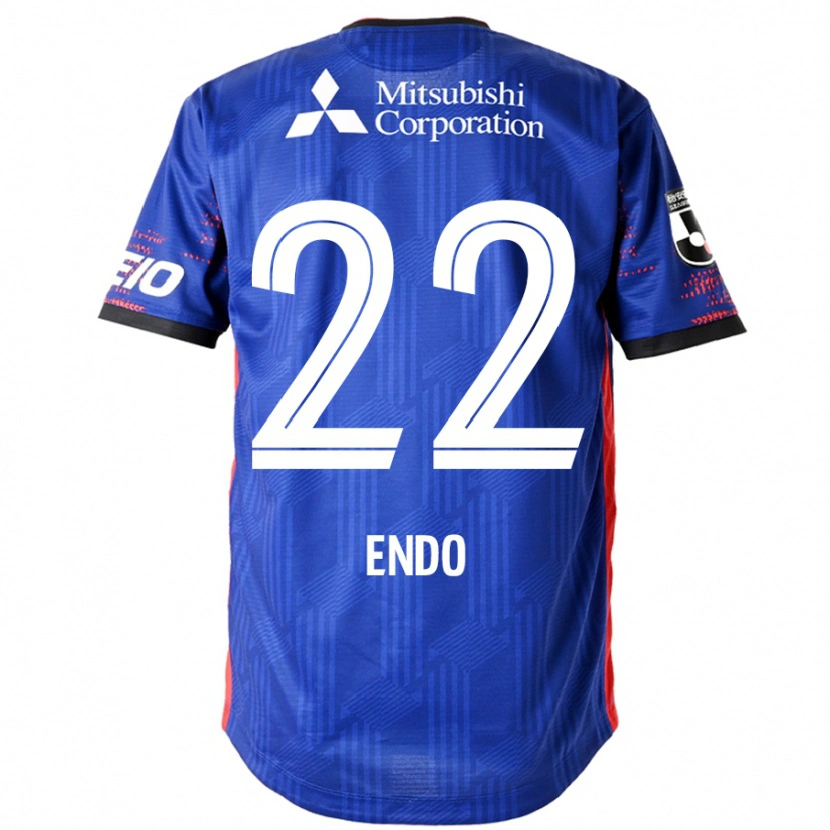 Danxen Uomo Maglia Keita Endo #22 Blu Royal Bianco Kit Gara Home 2025/26 Maglietta