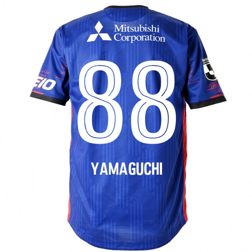 Danxen Uomo Maglia Taiyo Yamaguchi #88 Blu Royal Bianco Kit Gara Home 2025/26 Maglietta