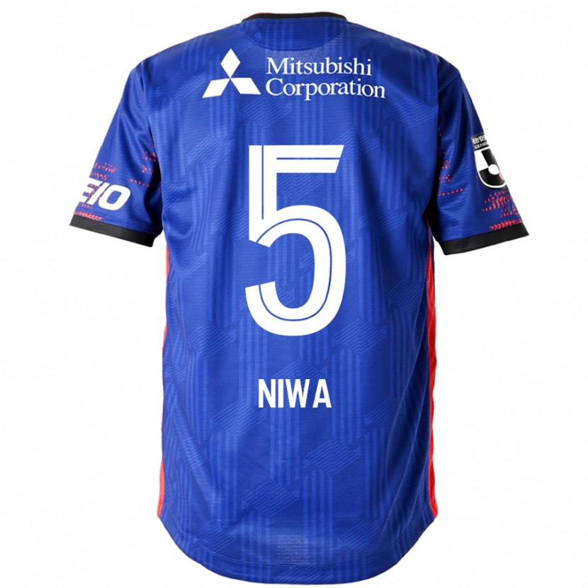 Danxen Uomo Maglia Daiki Niwa #5 Blu Royal Bianco Kit Gara Home 2025/26 Maglietta