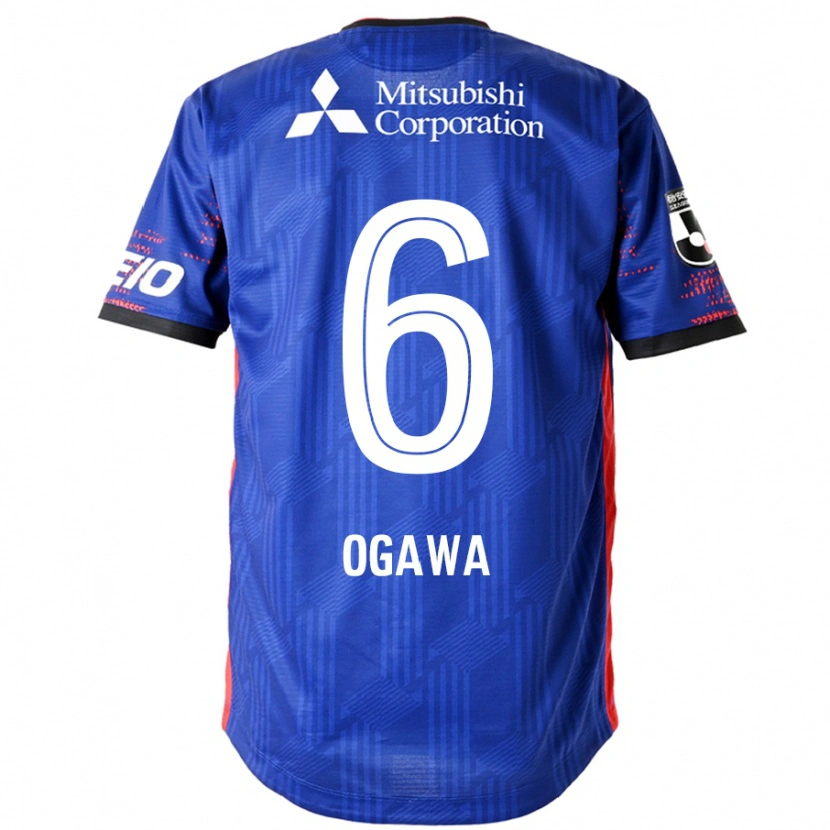 Danxen Uomo Maglia Ryoya Ogawa #6 Blu Royal Bianco Kit Gara Home 2025/26 Maglietta