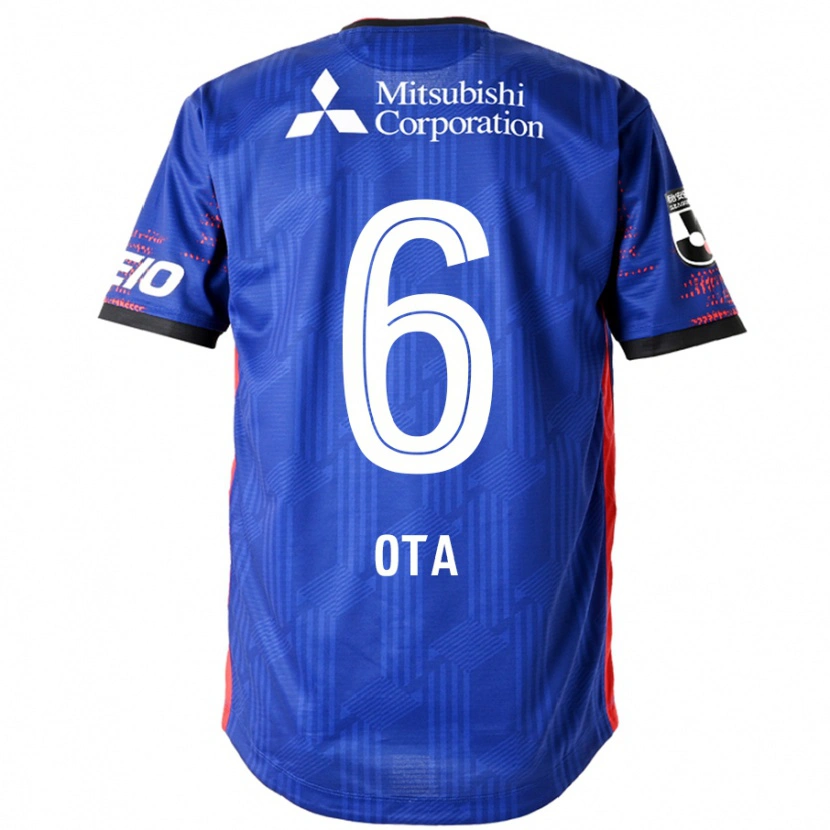Danxen Uomo Maglia Kosuke Ota #6 Blu Royal Bianco Kit Gara Home 2025/26 Maglietta