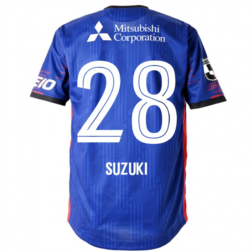 Danxen Uomo Maglia Junya Suzuki #28 Blu Royal Bianco Kit Gara Home 2025/26 Maglietta