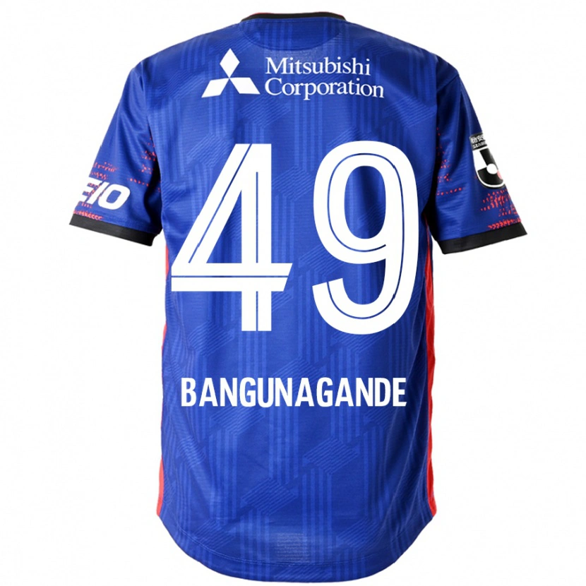 Danxen Uomo Maglia Kashif Bangunagande #49 Blu Royal Bianco Kit Gara Home 2025/26 Maglietta