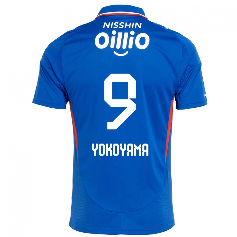 Danxen Uomo Maglia Shunsuke Yokoyama #9 Blu Royal Bianco Kit Gara Home 2025/26 Maglietta