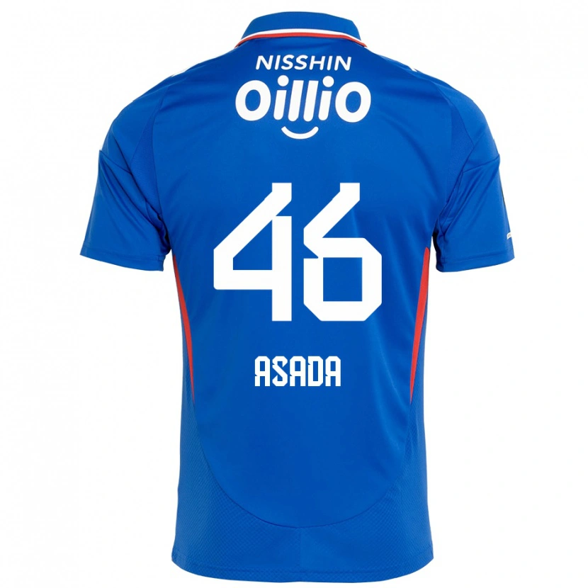 Danxen Uomo Maglia Hiroto Asada #46 Blu Royal Bianco Kit Gara Home 2025/26 Maglietta