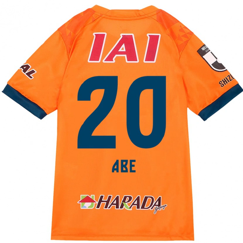 Danxen Uomo Maglia Ryoya Abe #20 Arancione Rosso Kit Gara Home 2025/26 Maglietta