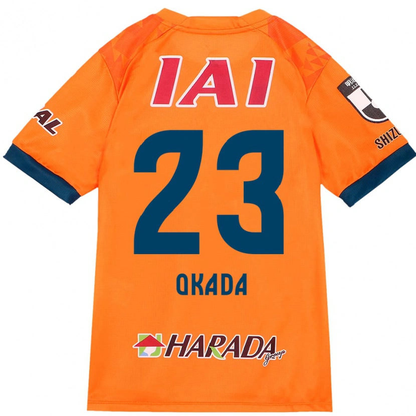 Danxen Uomo Maglia Shu Okada #23 Arancione Rosso Kit Gara Home 2025/26 Maglietta