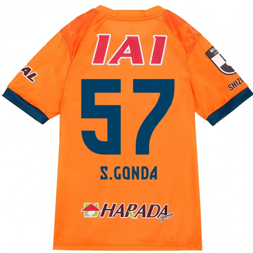 Danxen Uomo Maglia Shuichi Gonda #57 Arancione Rosso Kit Gara Home 2025/26 Maglietta