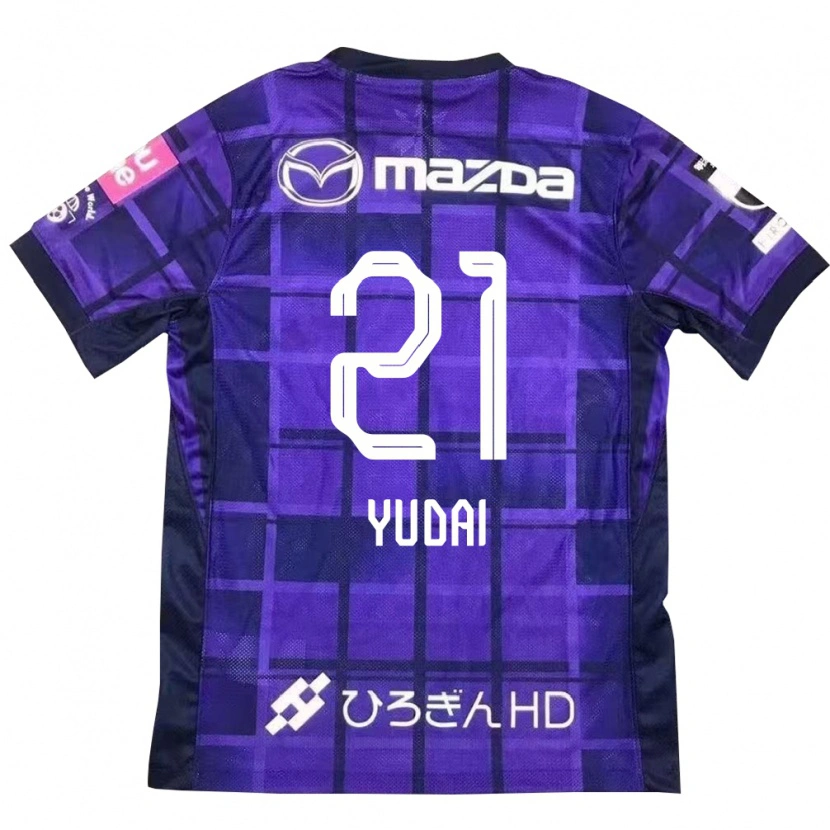 Danxen Uomo Maglia Yudai Tanaka #21 Viola Arancione Kit Gara Home 2025/26 Maglietta