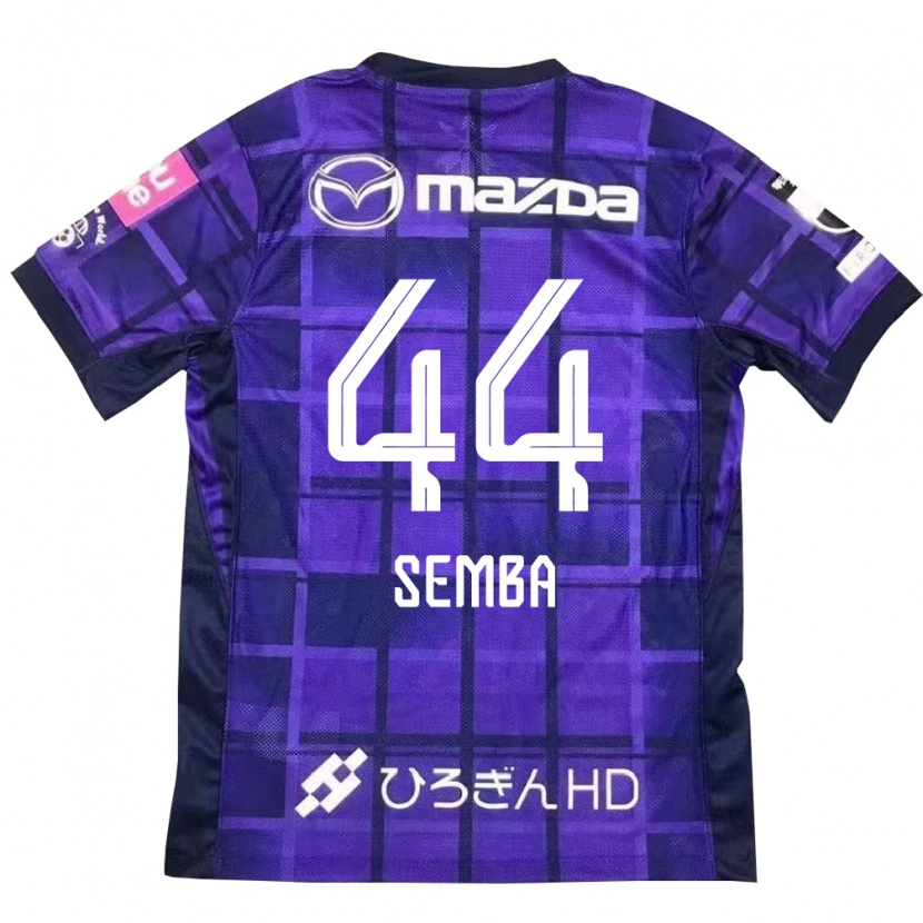 Danxen Uomo Maglia Taishi Semba #44 Viola Arancione Kit Gara Home 2025/26 Maglietta