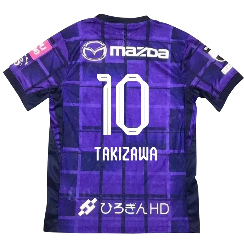 Danxen Uomo Maglia Chise Takizawa #10 Viola Arancione Kit Gara Home 2025/26 Maglietta