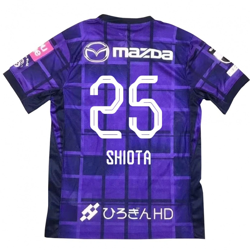 Danxen Uomo Maglia Maaya Shiota #25 Viola Arancione Kit Gara Home 2025/26 Maglietta