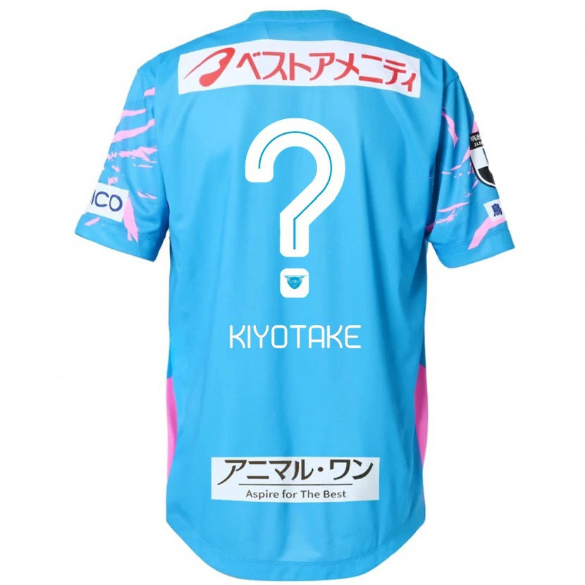 Danxen Uomo Maglia Hiroshi Kiyotake #0 Blu Rosa Kit Gara Home 2025/26 Maglietta